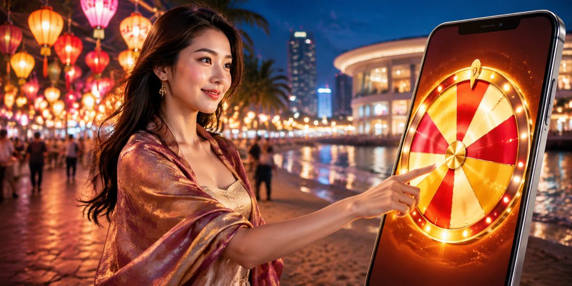 Không khí chợ đêm Đà Nẵng sôi động — hình ảnh đại diện cho giải trí và may mắn tại Việt Nam